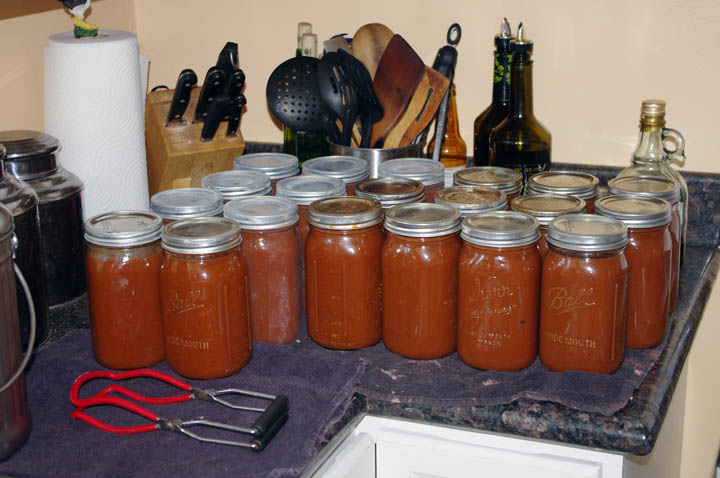Canning Tomato Sauce